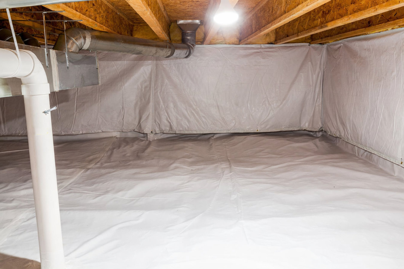 Crawl space insulation